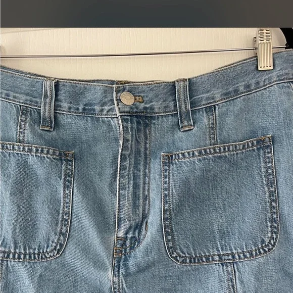 Madewell Light Blue Denim Mini Skirt NWT - Picture 5 of 8